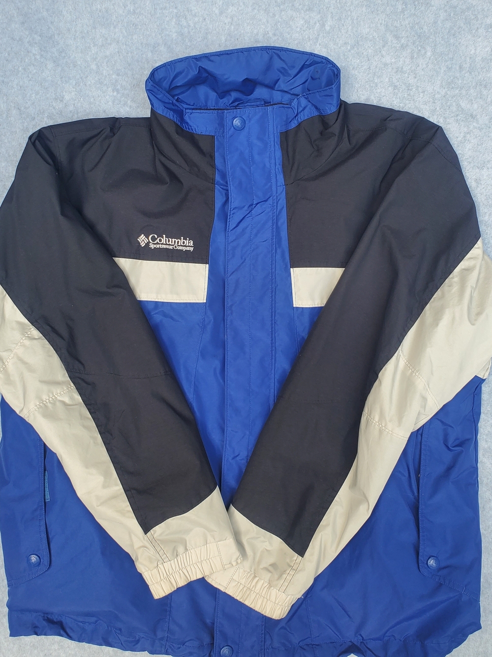 Columbia Men's Blue Colorblock Ski Jacket